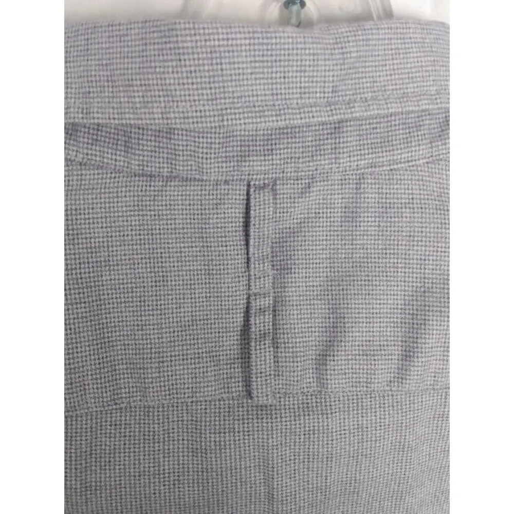 BANANA REPUBLIC‎ Mens Size M Grant Fit Gray Cotton Button Up Shirt